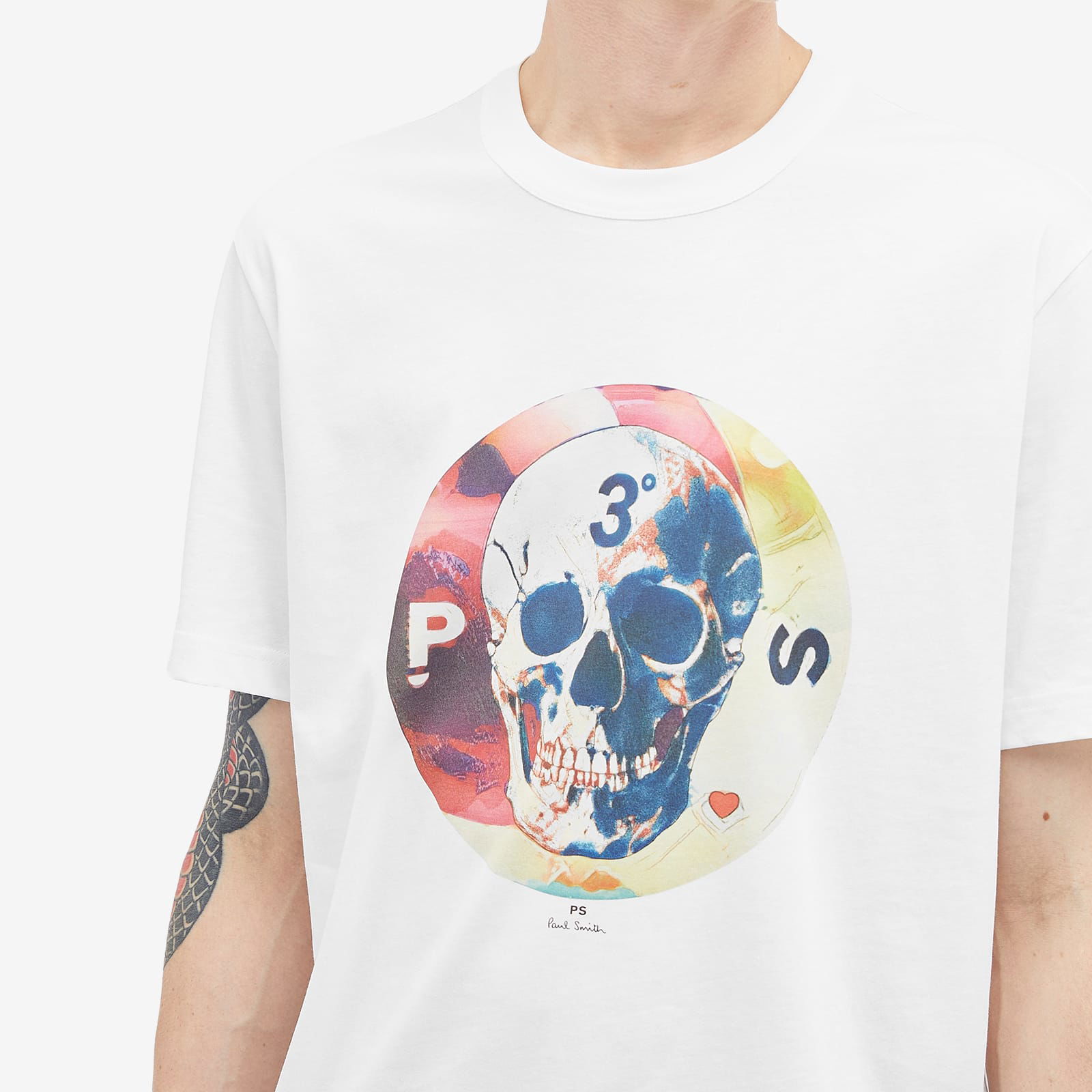 Paul Smith Skull Graphic Tee, Size L