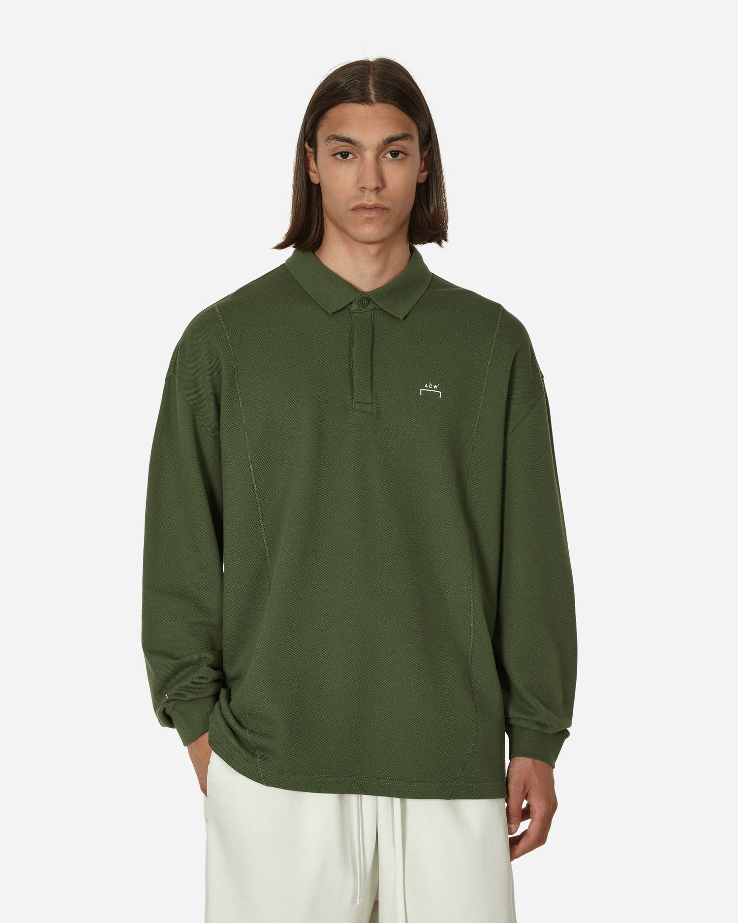 Polo tričko Converse x A-COLD-WALL* Knit Polo Tee Zelené | 10025730-A01, 0