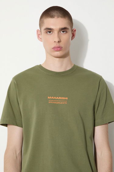 Tričko Maharishi Maharishi Aum Anniversary T-Shirt Zelené | 1306.OLIVE, 4