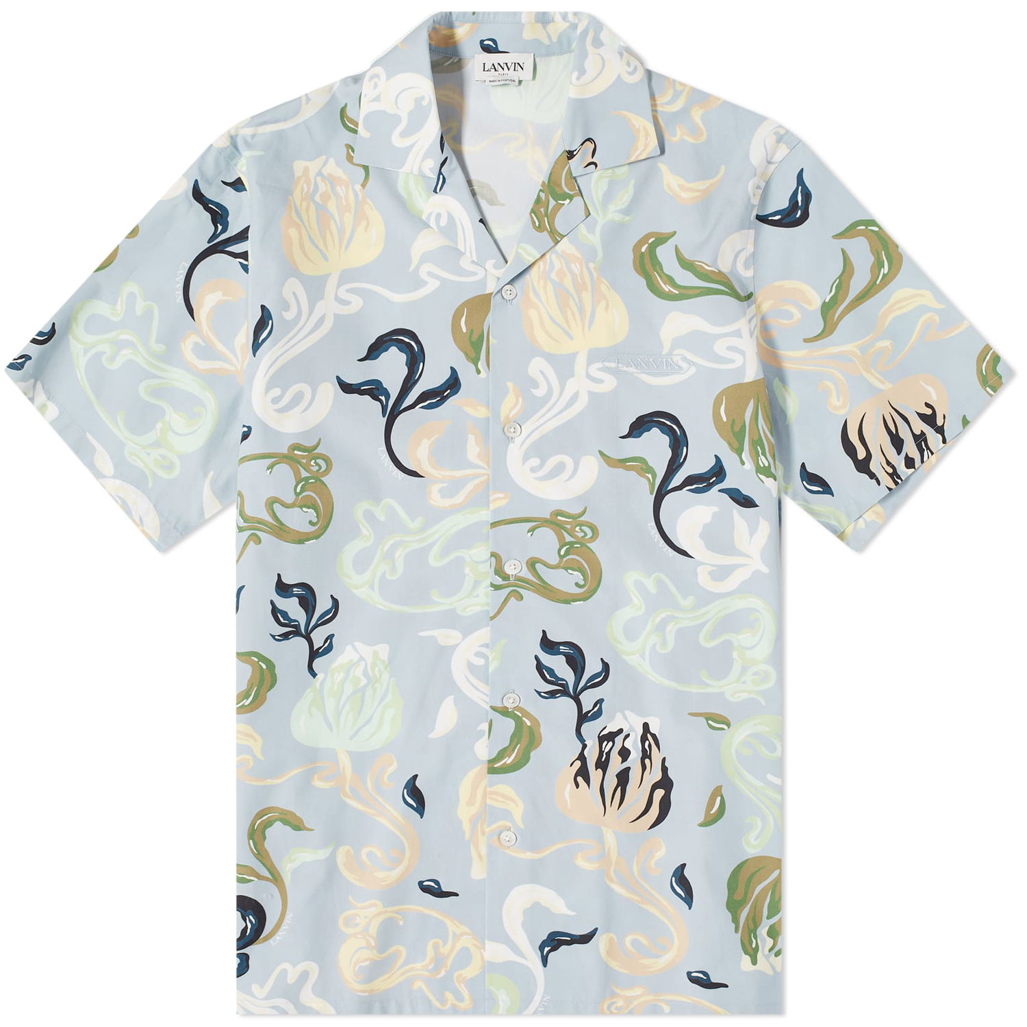 Košeľa LANVIN Sleeve Patch Vacation Šedá | RM-SI0019-5949-E24-270, 0