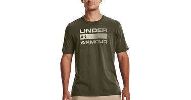 Tričko Under Armour Team Issue Wordmark Zelené | 1329582-390, 1