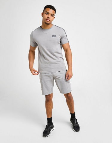 Tričko Emporio Armani Emporio Armani 7 Tape Badge T-Shirt Šedá | AF132447M001151U8062, 2