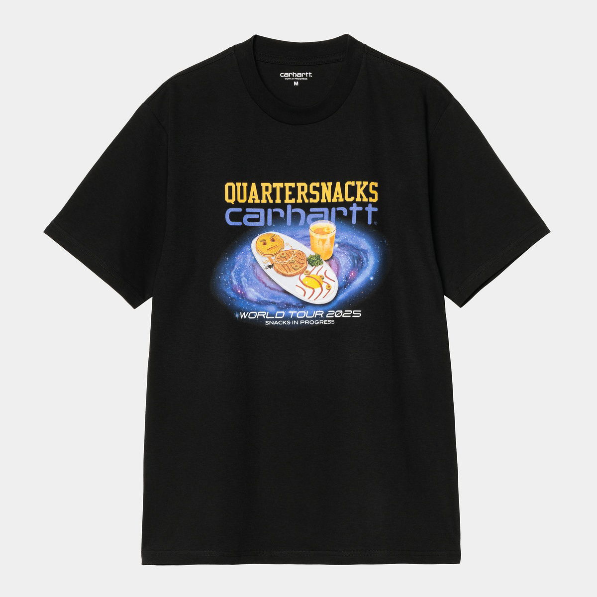Tričko Carhartt WIP Quartersnacks World Tour 2025 Graphic T-Shirt Čierna | I036114_6, 0