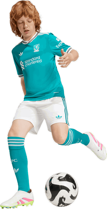 Šortky adidas Performance Liverpool FC 25/26 Third Tyrkysová | JV6474, 3