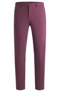 Slim-Fit Micro-Patterned Stretch Suit Trousers