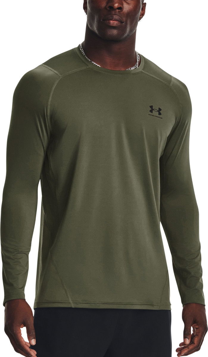 Tričko Under Armour HG Armour Fitted LS Zelené | 1361506-390, 0