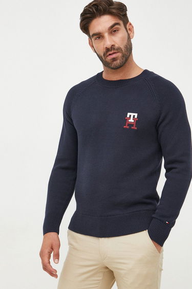 Sveter Tommy Hilfiger Sweater Navy | MW0MW27938.9BYY, 0