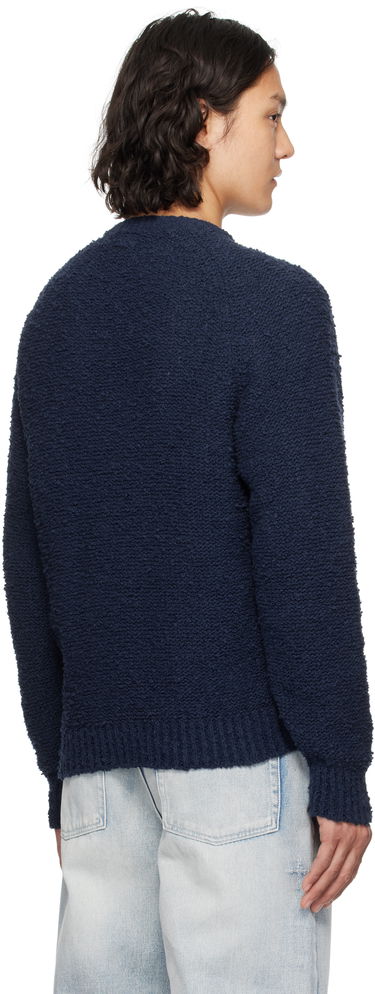 Sveter Noah Noah Popcorn Yarn Sweater Navy | SW090SS25BLU, 2