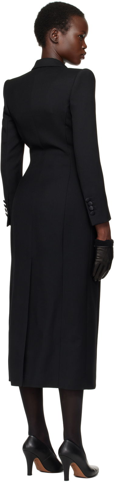Trenčkot Dolce & Gabbana Dolce&Gabbana Double-Breasted Tuxedo Coat Čierna | F0W2FT FU272, 2