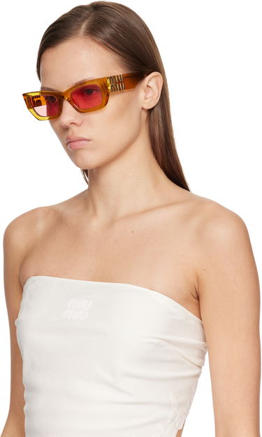 Slnečné okuliare Miu Miu Miu Glimpse Sunglasses Žltá | 0MU 09WS 8056262097649, 3