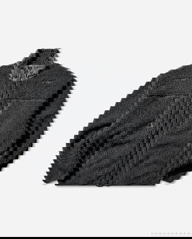 Bunda Cav Empt Stand Collar Boa Fleece Zip Up Jacket with Zippered Pockets Čierna | CES28CS26 GREY, 1