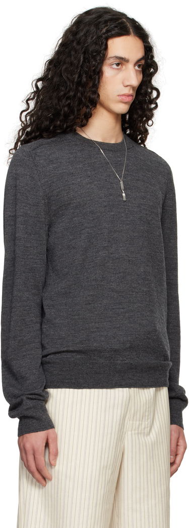 Sveter Maison Margiela Maison Margiela Elbow Patch Sweater Šedá | S50HL0041 M13098, 1