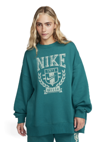 Nike Sportswear Oversized Fleece Crew-Neck Sweatshirt FZ0226-381
