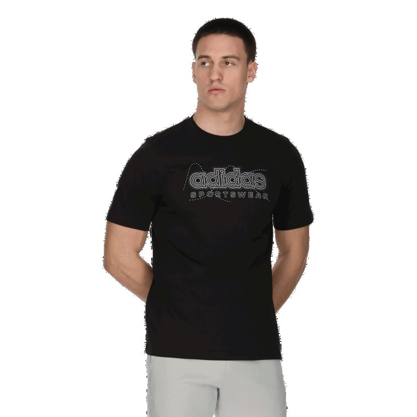 Tričko adidas Originals T-Shirt Growth Sportswear Čierna | IM8313