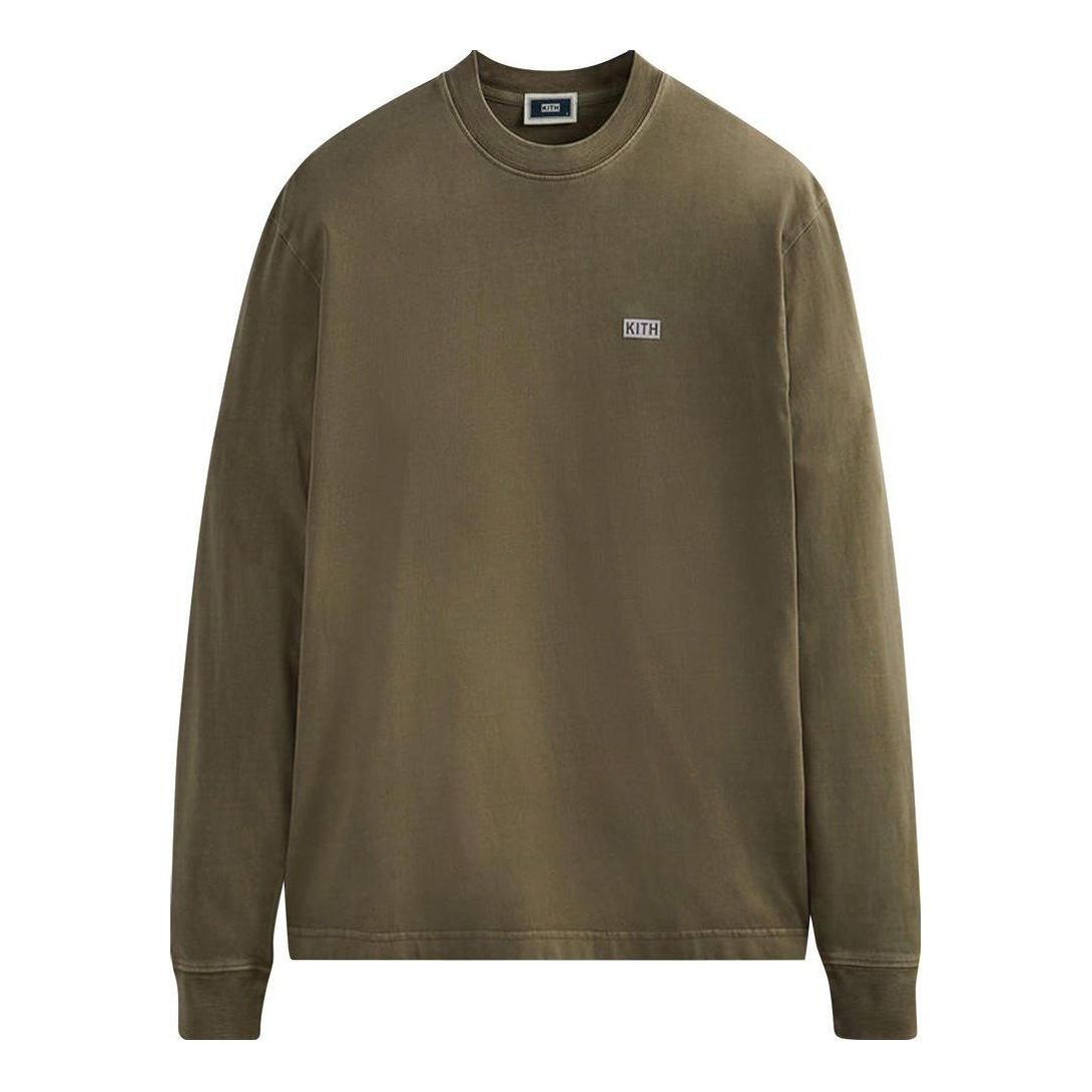 Tričko KITH KITH Long-Sleeve T-Shirt Zelené | KHM030632-249, 0