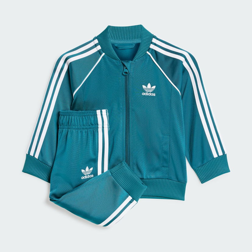 Súprava adidas Performance Adicolor SST Tracksuit Kids Tyrkysová | IX5173