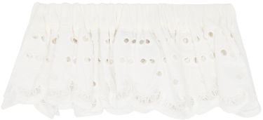Opasok Chopova Lowena Exclusive Off-White Ruffled Garter Biela | W6340, 1