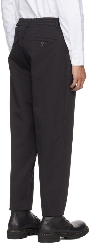 Nohavice Universal Works Universal Works Pleated Trousers Čierna | 00134, 2