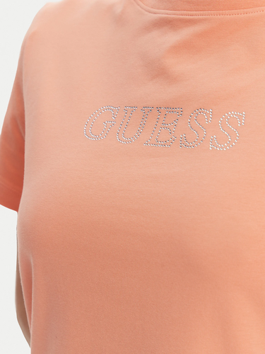 Tričko GUESS Guess Briana Short Sleeve T-Shirt Oranžová | V3BI11J1314-G6K7, 3