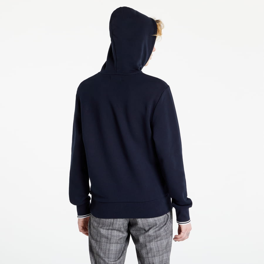 Mikina Fred Perry Tipped Hooded Sweatshirt Navy | M2643 248, 1