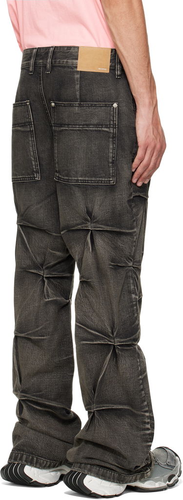 Džínsy We11done We11done Wrinkled Jeans Čierna | WD-DP1-25-365-M-BK, 2