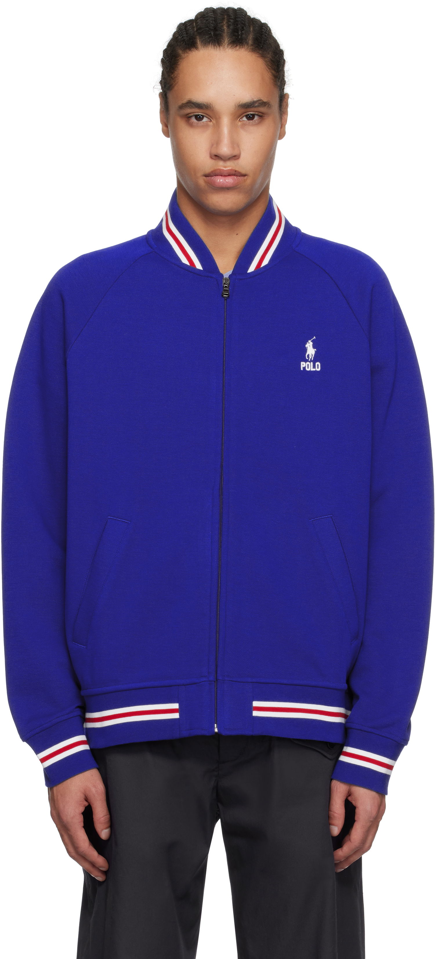 Bomber bunda Polo by Ralph Lauren Ralph Lauren Zip Bomber Jacket Modrá | 710964434001, 0