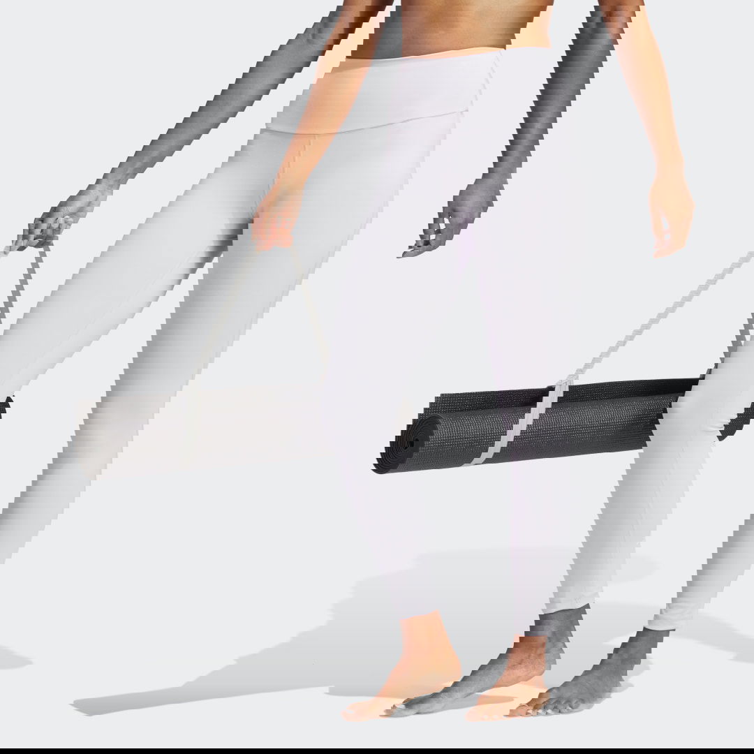 Legíny adidas Originals Yoga Essentials High-Waisted Leggings Biela | IC8309, 0