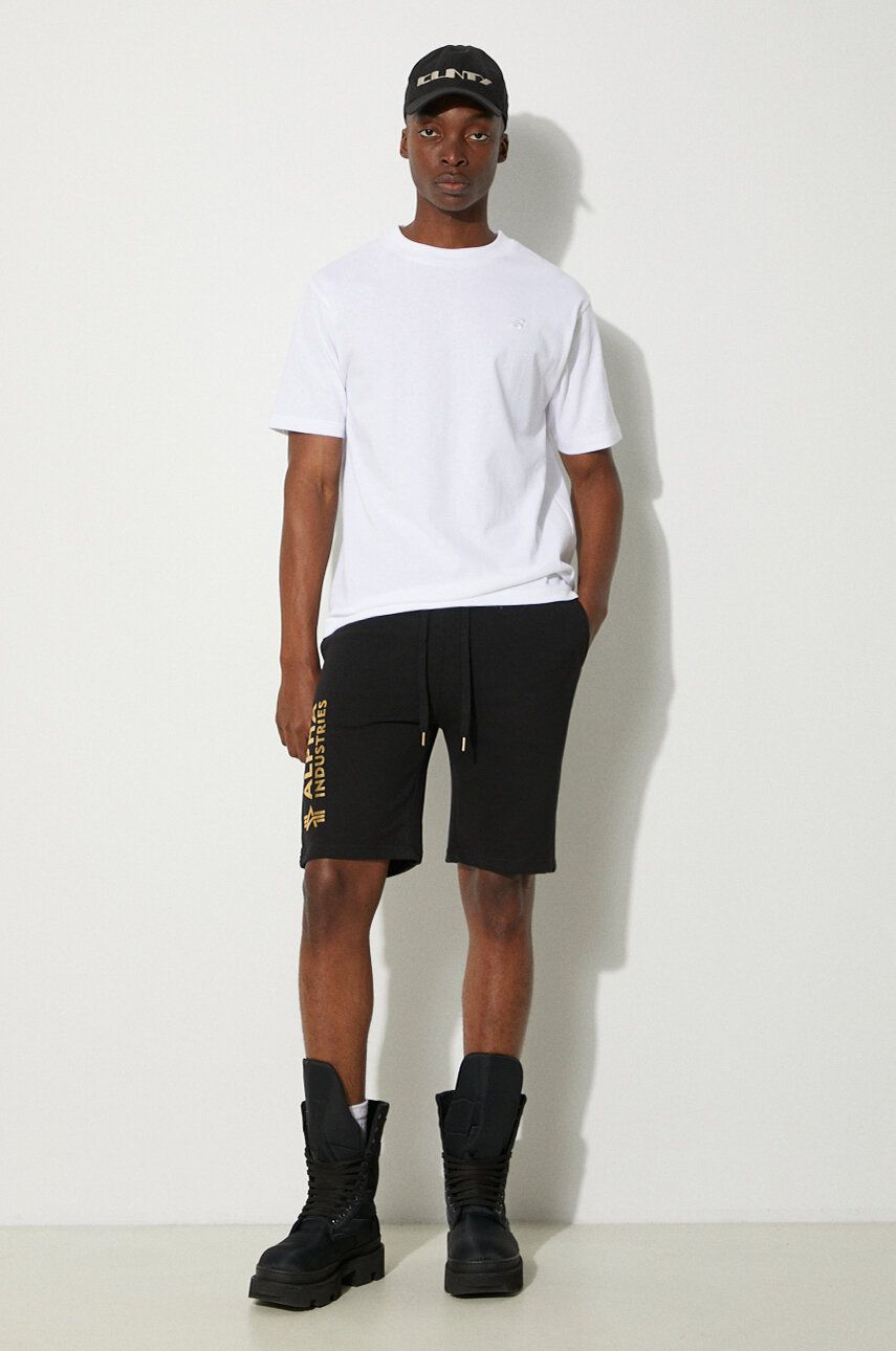 Šortky Alpha Industries Basic Shorts Čierna | 116364FP.583, 1