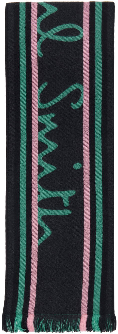 Šál Paul Smith PS Paul Smith Team Scarf Čierna | 79 BLACKS, 1