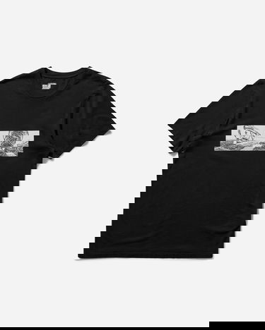 Tričko C.P. Company T-Shirt with Graphic Print Čierna | 18CMTS319A-005431G 999, 0