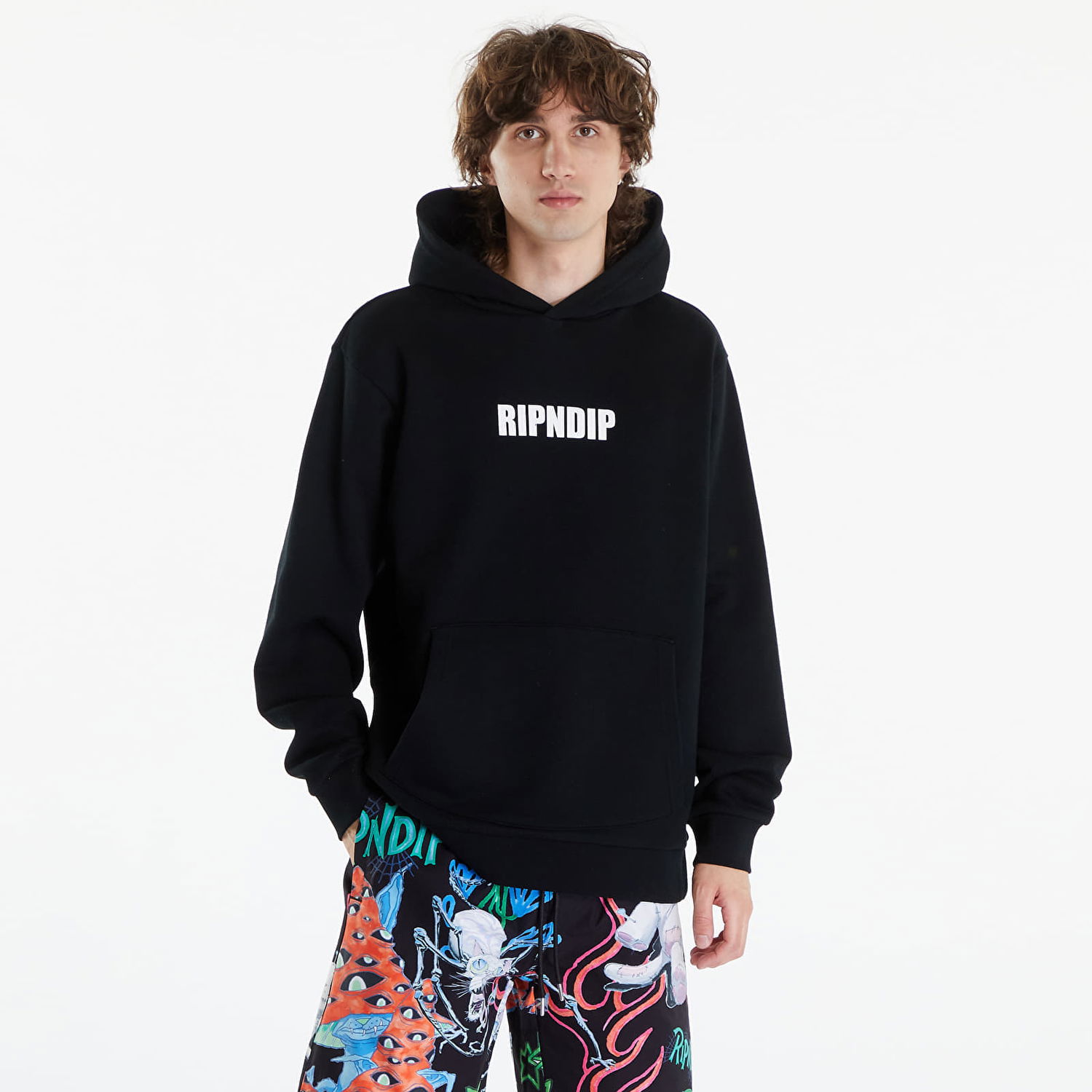 Mikina RIPNDIP Ily Fuckin Fuck Hoodie Black Čierna | RNDSPR24137, 0
