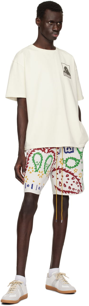 Tričko Rhude Rhude Moonlight Badge T-Shirt Biela | RHPS25TT03012, 3