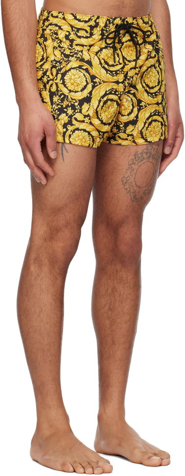 Plavky Versace Barocco Print Swim Shorts Metalická | ABU05020_A233170, 4