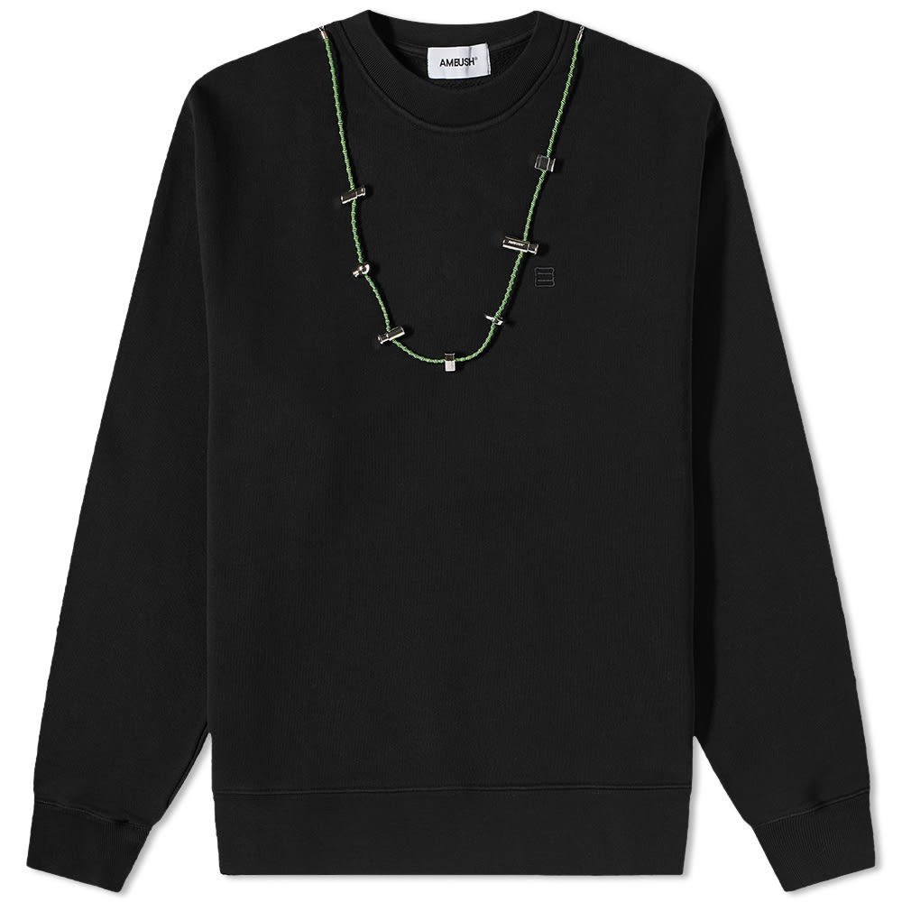 Sveter Ambush Stoppers Crewneck Čierna | BMBA028F22FLE0011055, 0