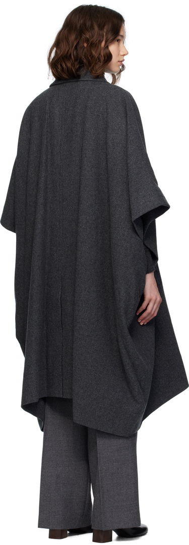 Kabáty Maison Margiela MM6 Maison Margiela Wool Cape Coat Šedá | S52AH0083 M35473, 2