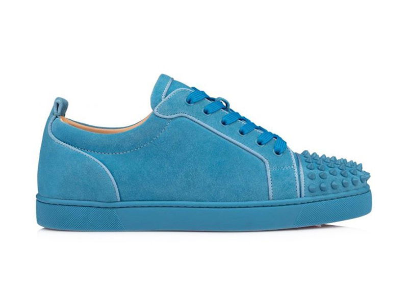 Tenisky a topánky Christian Louboutin Louboutin Louis Junior Spikes Orlato Flat Modrá | 3160934U830, 0