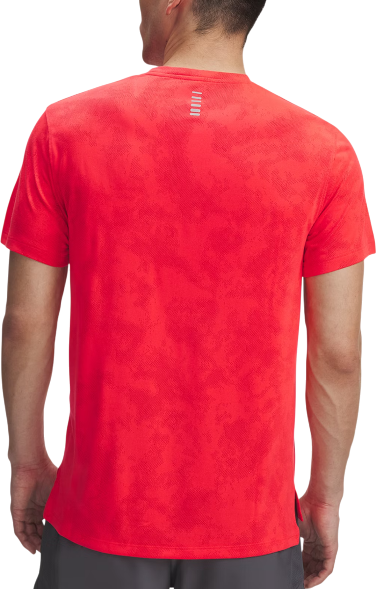 Tričko Under Armour Under Armour UA Launch Camo Short Sleeve T-Shirt Červená | 6006098-713, 1