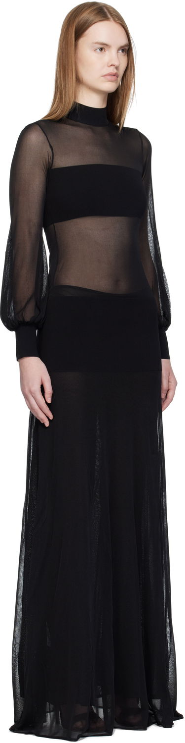 Šaty Tom Ford TOM FORD Turtleneck Maxi Dress Čierna | ACK627-YAX889, 1