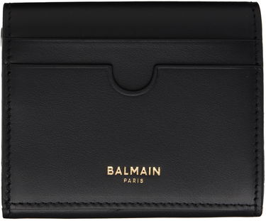 Peňaženka Balmain B-Buzz Leather Wallet Čierna | CN1NN216LAVE, 1