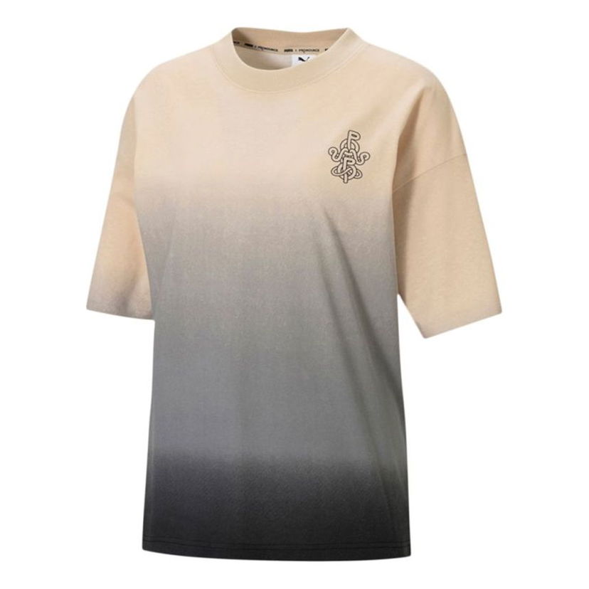 Tričko Puma Pronounce Graphic Tie-Dyed T-Shirt Béžová | 532149-20