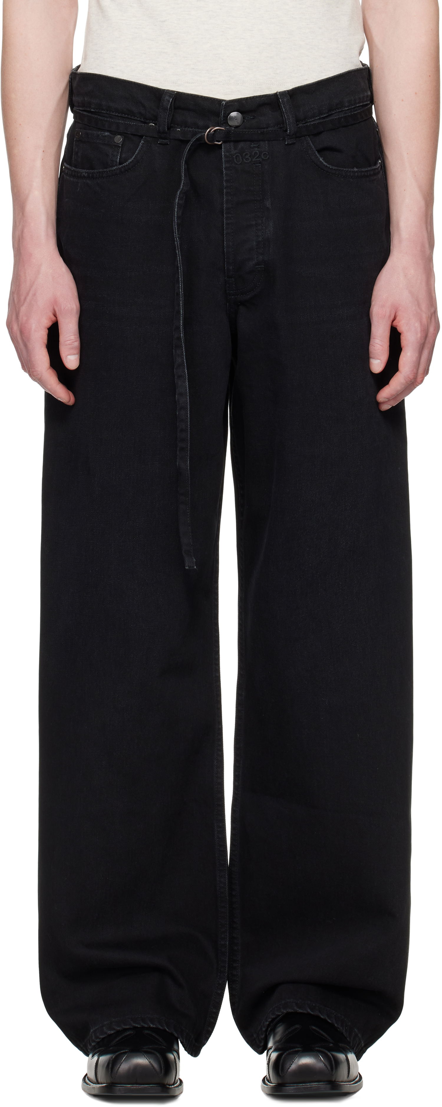 Džínsy 032C 032c Down To Earth Wide Leg Jeans Čierna | S25-URD-1062-050, 0