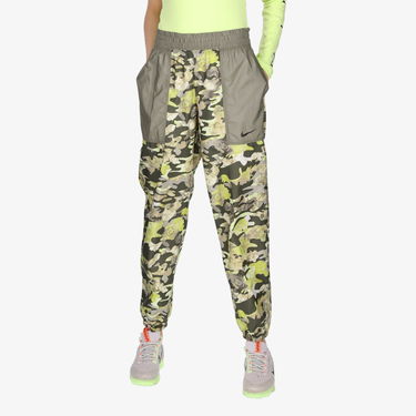 Tepláky Nike NSW Woven Allover Print Joggers Zelené | CZ8186-325, 1