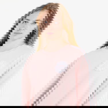 Mikina adidas Originals Branding Crew Sanpin Sweatshirt with Floral Emblem Ružová | KS6471, 4