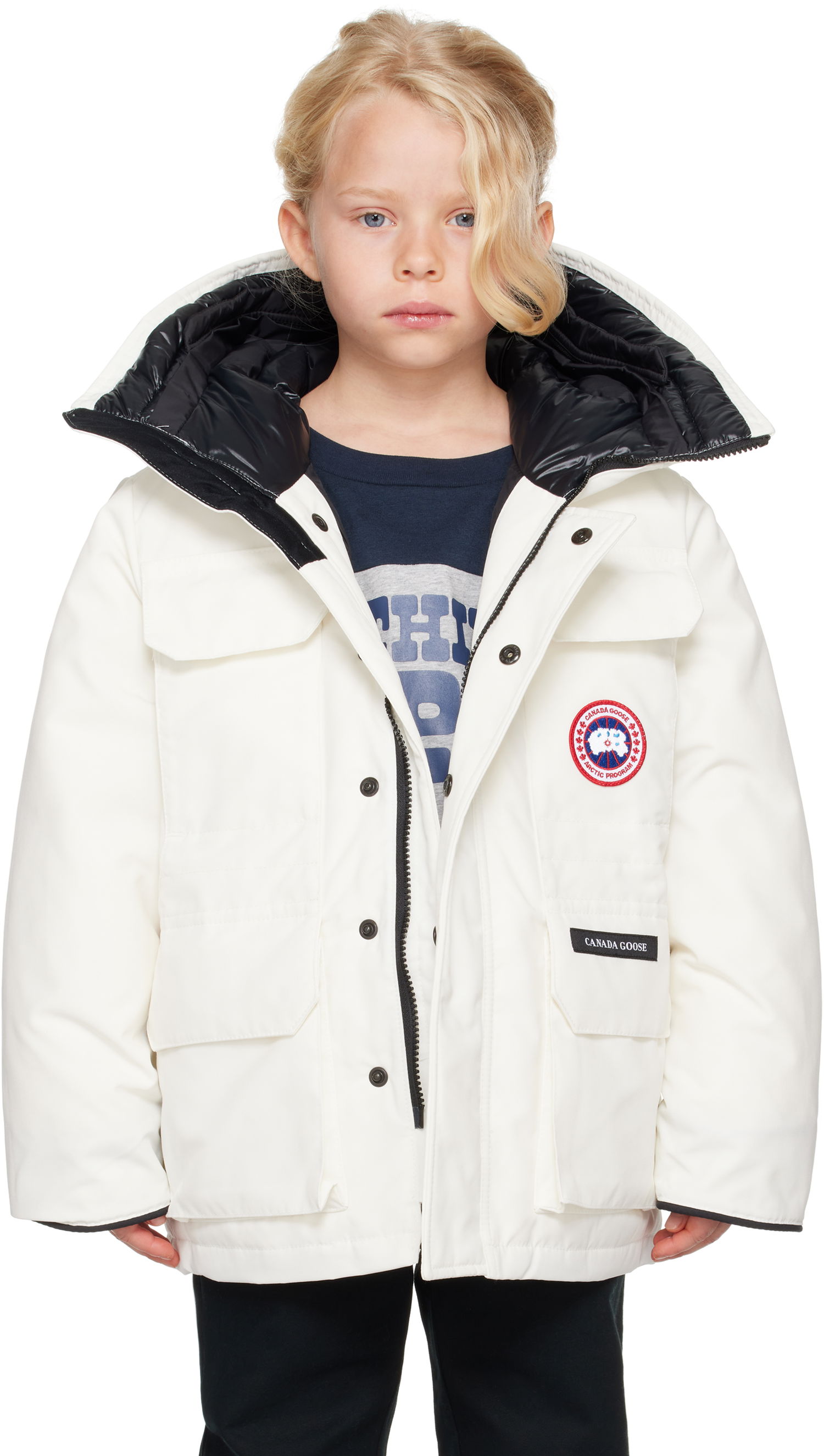 Parka Canada Goose Kids' Expedition Down Jacket Biela | 4552Y, 0