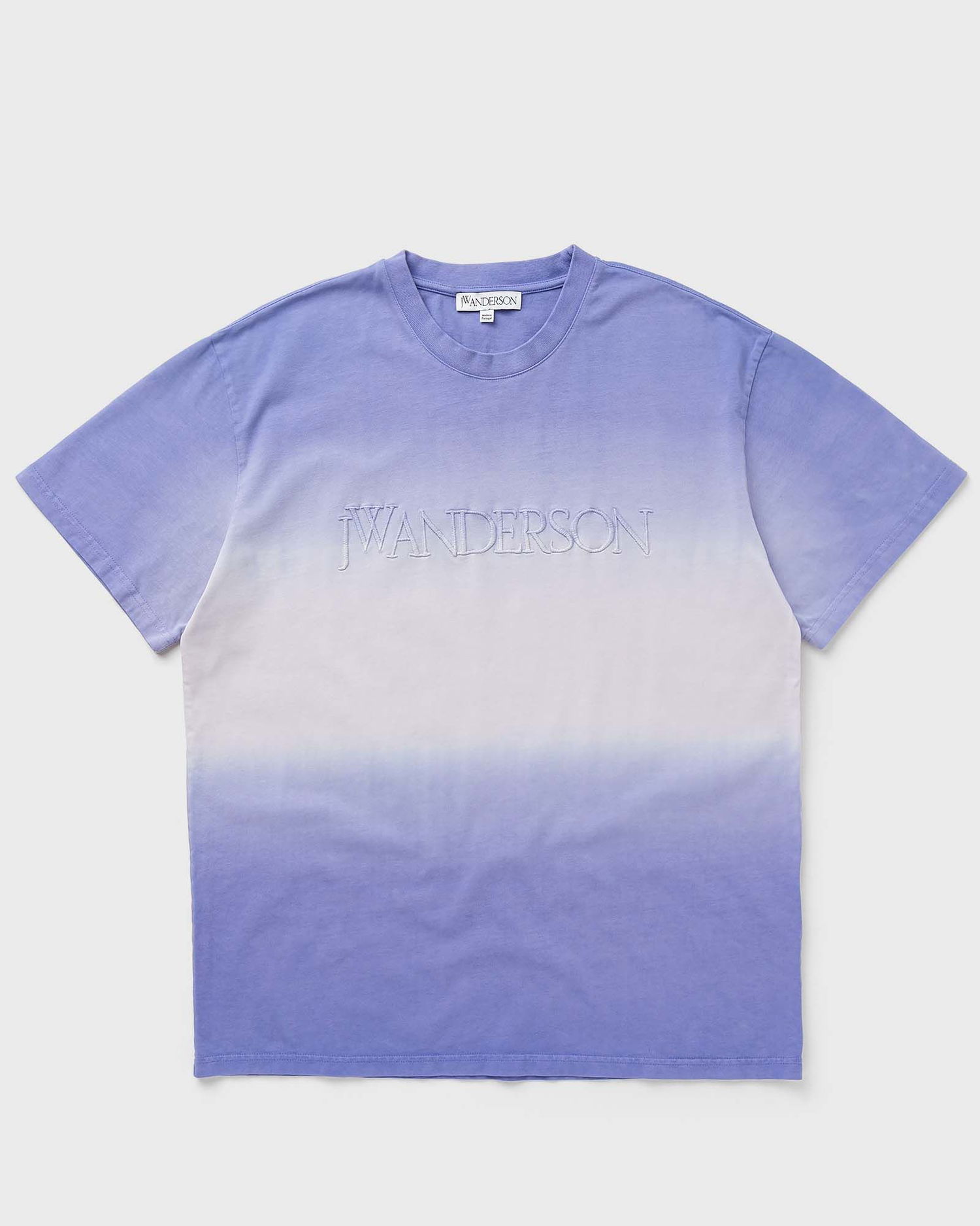 Tričko JW Anderson LOGO EMBROIDERY GRADIENT T-SHIRT Modrá | JT0238-PG1551-748, 0