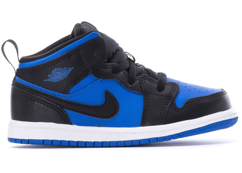 Oblečenie Jordan Jordan 1 Mid Black Royal Blue Navy | DQ8425-042