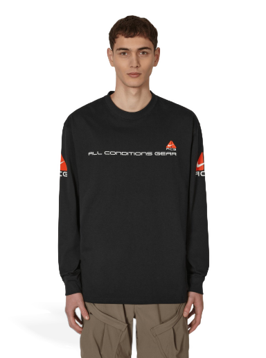 Tričko Nike ACG Lungs Logo Longsleeve T-Shirt Čierna | DV9638-010