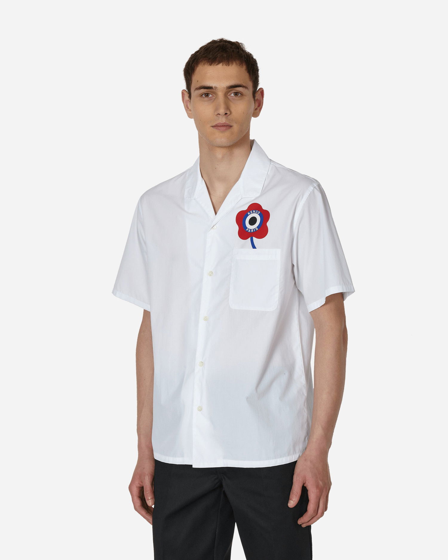 Košeľa KENZO Hawaiian Target Shirt Biela | FD65CH1175DE 02, 0