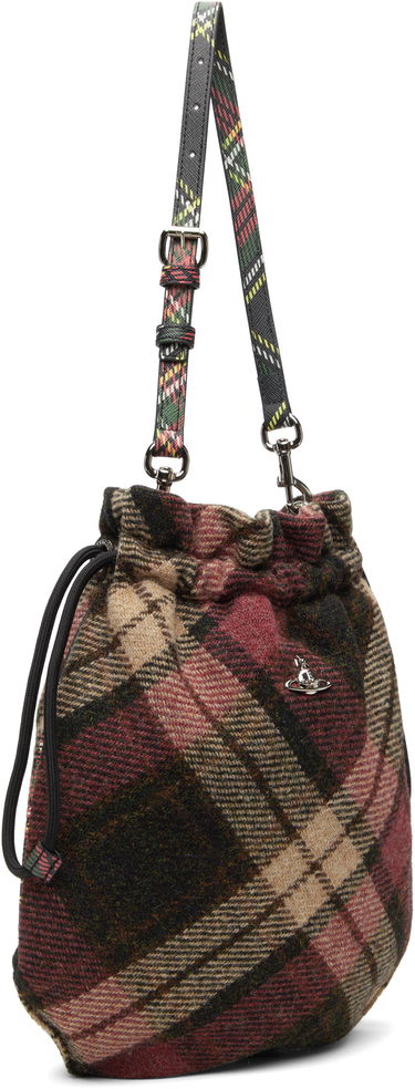 Taška cez rameno Vivienne Westwood Plaid Drawstring Pouch Rôznofarebný | 57010006U-W018D-, 1