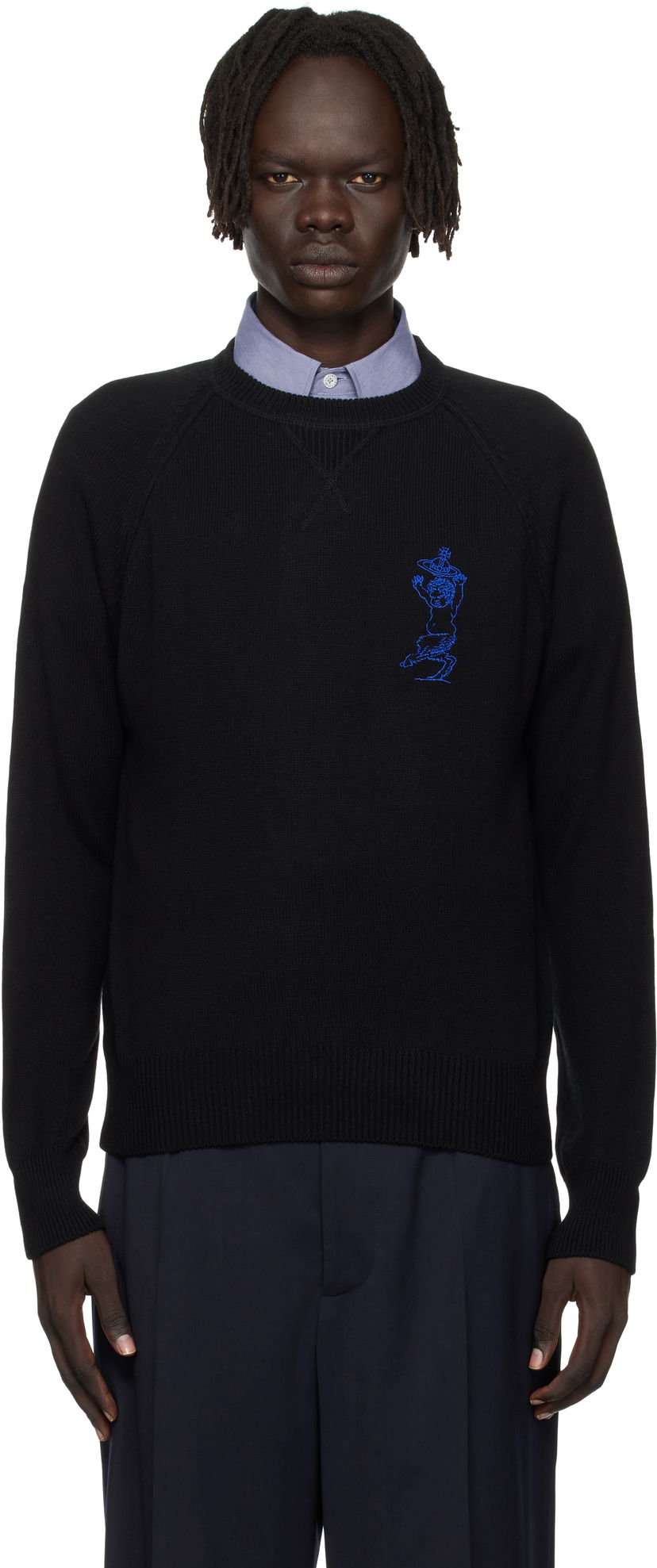 Sveter Vivienne Westwood Vivienne Westwood Joshua Sweater Čierna | 2701002P-Y0021-